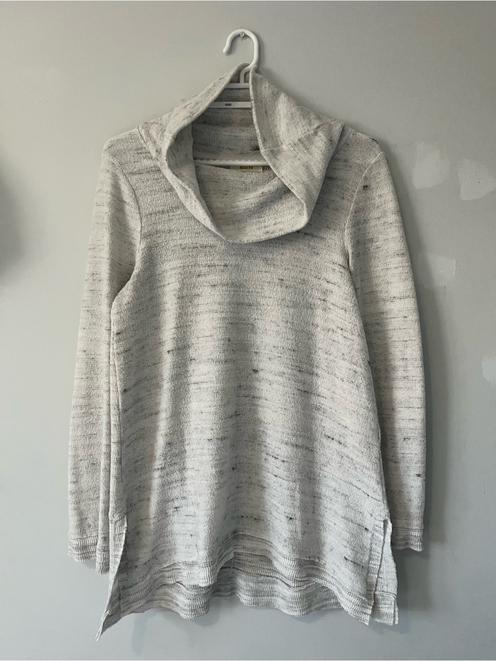 Maeve x anthropology Cowl Neck Risa hacci Knit Sweater size S comfy lounge cabin